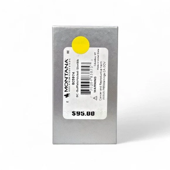 Montana Silversmiths Bracelet Buffalo Plains Nickel Cuff Retail‎ $95 - NEW! - Picture 3 of 9